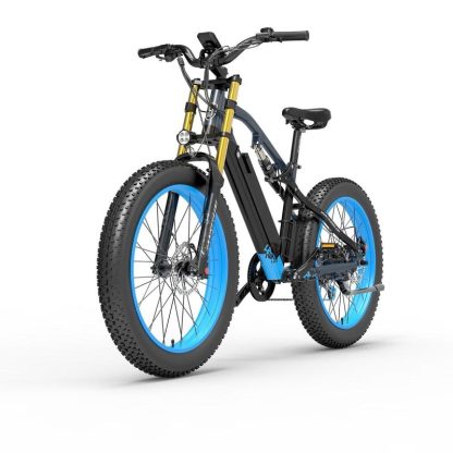 Cycling |  1000W 48V 16AH Dual Electric Mountain Bike with 7-Speed 3 Riding Modes Cycling Cycling