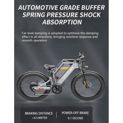 Cycling |  1000W 48V 20AH Electric Mountain Bike with 7-Speed 3 Riding Modes Cycling Cycling