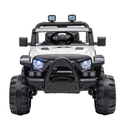 Cycling |  12V Electric Motorized Off-Road Vehicle, 2.4G Remote Control Kids Ride On Car, Head/Rear Lights, Music, Rear Spring Suspension Cycling Cycling