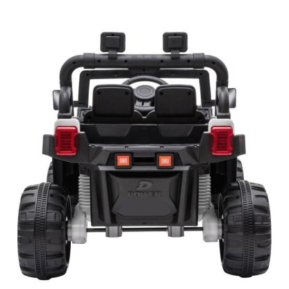 Cycling |  12V Electric Motorized Off-Road Vehicle, 2.4G Remote Control Kids Ride On Car, Head/Rear Lights, Music, Rear Spring Suspension Cycling Cycling