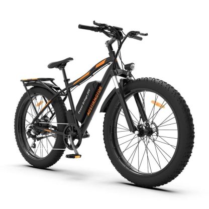 Cycling |  26″ 750W Electric Bike P7 48V 13AH Removable Lithium Battery for Adult Cycling Black