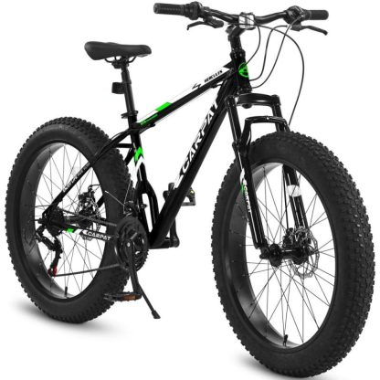 Cycling |  26 in. 21 Speed Steel Mountain Bike with Fat Tire Cycling Cycling