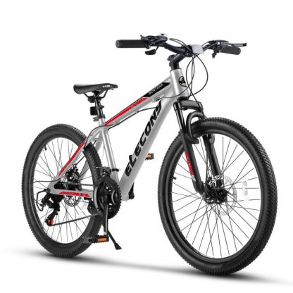 Cycling |  26 in. Aluminium Mountain Bike for Adults with 21-Speed Disc Brake Cycling Cycling