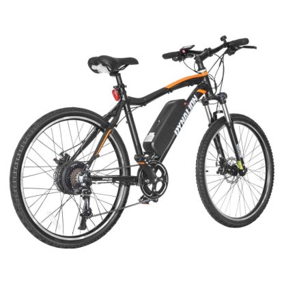 Cycling |  26 In Mountain Bicycle with Removable Battery and Aluminum Alloy Frame Cycling Black