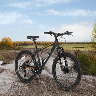 Cycling |  26 Inch Mountain Bike, 21 Speeds with Mechanical Disc Brakes, Suspension Mountain Bicycle Cycling Cycling