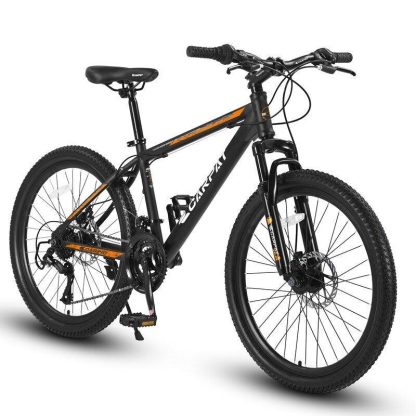 Cycling |  26″ Mountain Bike, 21 Speeds with Mechanical Disc Brakes, Suspension Mountain Bicycle Cycling Cycling