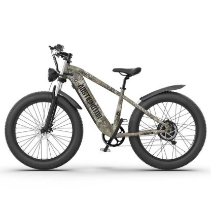 Cycling |  26″1000W Electric Bike Mountain Bicycle,Camouflage Color Cycling Cycling