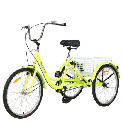 Cycling |  3-Wheel Adult Cruiser Tricycle Bike with 26-inch Wheels Cycling Cycling