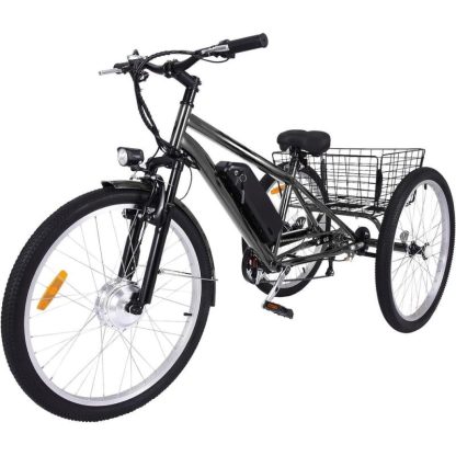 Cycling |  36V 10Ah Electric Tricycle, 3 Wheel Mountain Electric Bicycle Cycling Cycling