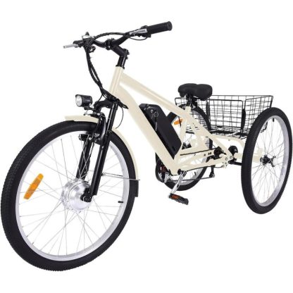 Cycling |  36V 10Ah Electric Tricycle, 3 Wheel Mountain Electric Bicycle Cycling Cycling