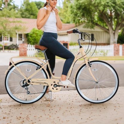 Cycling |  7-Speed Steel Frame Ladies’ Bike Cycling Cycling