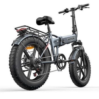 Cycling |  750-Watt 20” x 4.0” All Terrain Fat Tires Electric Bicycle with 48-Volt 13Ah Lithium Removable Battery Cycling Cycling