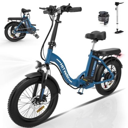 Cycling |  750W, 48V, 14Ah Electric Bike with 20*3.0 Inch Fat Tire, Shimano 7-Speed Transmission and IP54 Waterproof Cycling Cycling