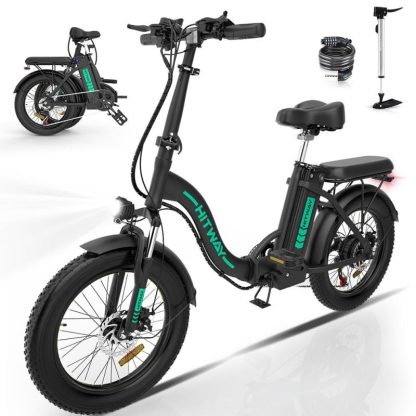 Cycling |  750W, 48V, 14Ah Electric Bike with 20*3.0 Inch Fat Tire, Shimano 7-Speed Transmission and IP54 Waterproof Cycling Cycling