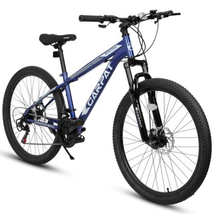 Cycling |  A2610 26 inch Mountain Bike 21 Speeds, Suspension Fork, Steel Frame Disc-Brake for Men Women Bicycle Adlut Bike Cycling Cycling