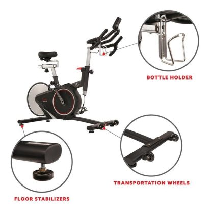 Cycling |  Belt Drive Magnetic Indoor Cycling Bike Cycling Black