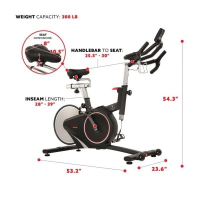 Cycling |  Belt Drive Magnetic Indoor Cycling Bike Cycling Black