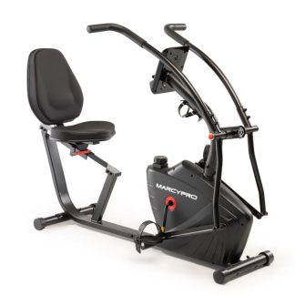 Cycling |  Dual Action Recumbent Exercise Bike JX-7301 Cycling Black