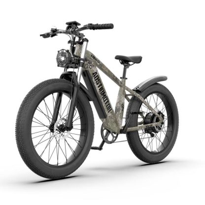 Cycling |  E-bike 26″1000W Electric Bike 52V 20Ah battery SAMSUNG All-terrain EBike Mountain Bicycle（Camouflage） Cycling Cycling