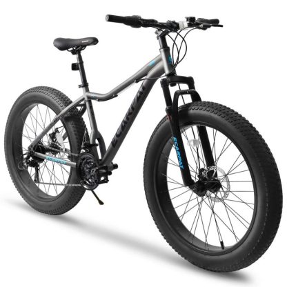 Cycling |  Ecarpat 26 Inch Fat Tires Mountain Bike,21-Speed Disc Brakes, Trail Beach Snow Commuter City Mountain Bike Cycling Cycling