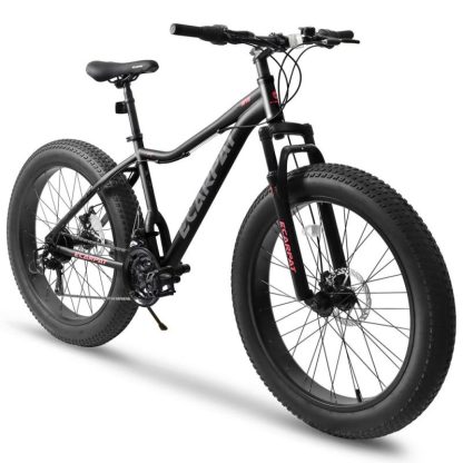 Cycling |  Ecarpat 26 Inch Fat Tires Mountain Bike,21-Speed Disc Brakes, Trail Beach Snow Commuter City Mountain Bike Cycling Cycling