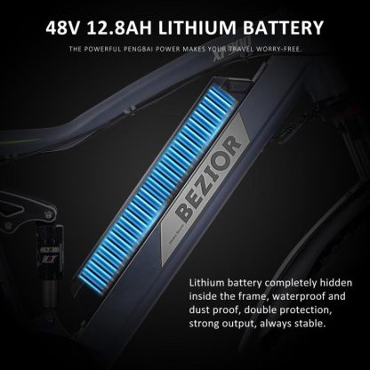 Cycling |  Electric Bike for Aldults with Removable Massive Lithium Battery Cycling Black