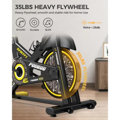 Cycling |  Exercise Bike, Adjustable Magnetic Resistance Silent Belt Drive, Fitness Cycling Bike Machine w/ 350lbs/300lbs Weight Capacity Cycling Cycling