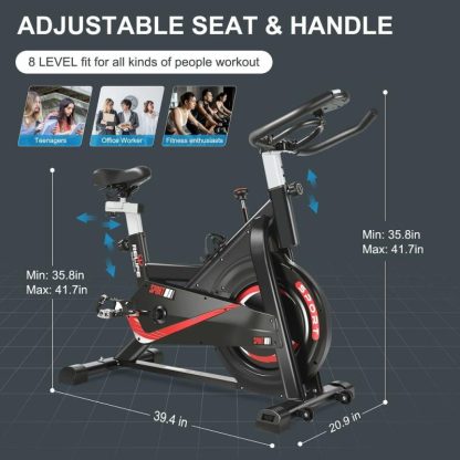 Cycling |  Exercise Bike Indoor Cycling Bike Fitness Stationary All-inclusive Flywheel Bicycle with Resistance for Gym Home Cardio Workout Cycling Cycling