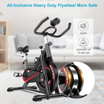 Cycling |  Exercise Bike Indoor Cycling Bike Fitness Stationary All-inclusive Flywheel Bicycle with Resistance for Gym Home Cardio Workout Cycling Cycling