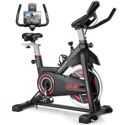 Cycling |  Exercise Bike, Plus Magnetic Resistance/Brake Pad Stationary Cycling Bike, with Seat Cushion, Digital Display with Pulse Cycling Cycling