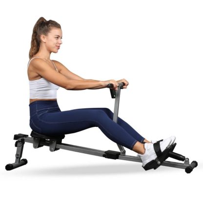 Cycling |  Fitness Rowing Machine Rower Ergometer, with 12 Levels of Adjustable Resistance Cycling Cycling