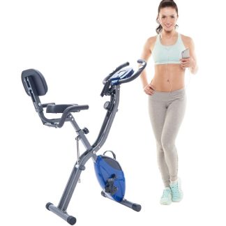 Cycling |  Fitness Upright and Recumbent X-Bike with 10-Level Adjustable Resistance Cycling Cycling