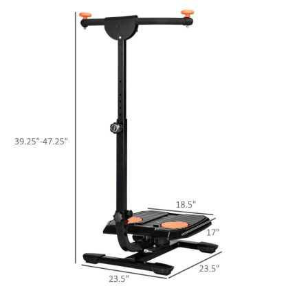 Cycling |  Foldable Ab Twister, Height Adjustable Twist Board with LCD Monitor, Body Shaper Machine for Abs, Waist, Core, Legs Cycling Cycling