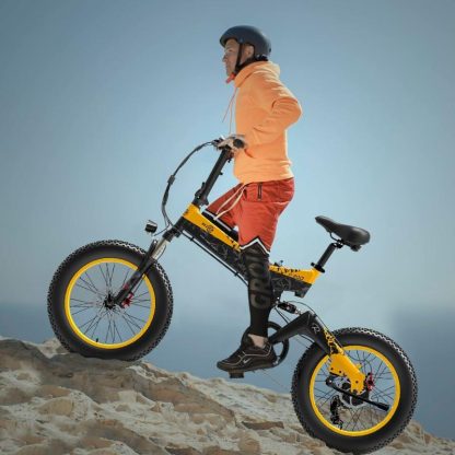 Cycling |  Foldable Electric Bike, Mountain Bike with Removable Lithium Battery Cycling Cycling