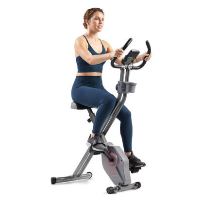 Cycling |  Foldable Magnetic Exercise X-Bike Pro, Digital Monitor, Pulse Sensor, Magnetic Resistance, Ergonomic Support, Cycling Cycling