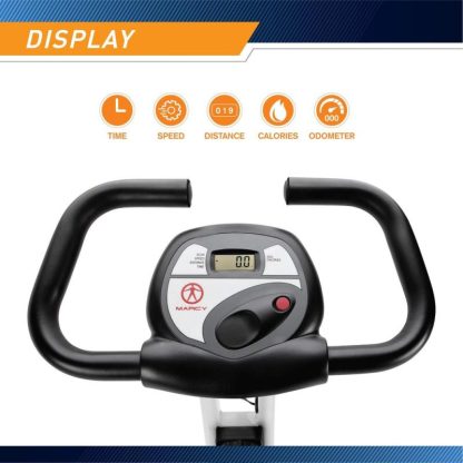 Cycling |  Foldable Upright Exercise Bike with Adjustable Resistance for Cardio Workout & Strength Training Cycling Cycling