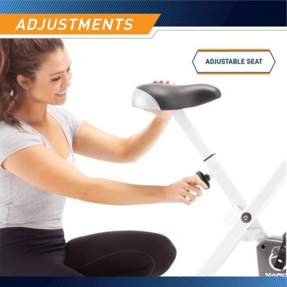 Cycling |  Foldable Upright Exercise Bike with Adjustable Resistance for Cardio Workout & Strength Training Cycling Cycling