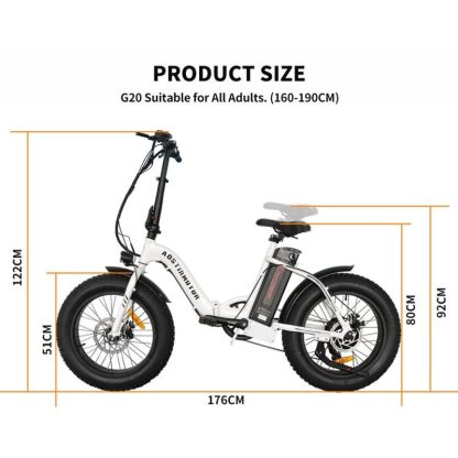 Cycling |  Folding Electric Bike With 36V/13Ah Li-Battery Beach Snow Bicycle Cycling Cycling