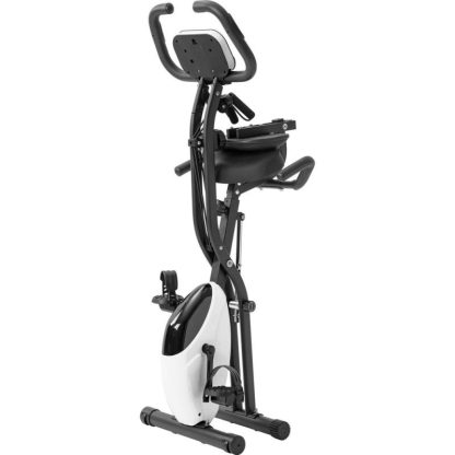 Cycling |  Folding Exercise Bike Fitness Upright and Recumbent X Bike – Recumbent Dimensions 30.7” x 19.7” x 42.3” Cycling Cycling