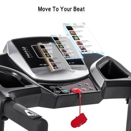 Cycling |  Folding Treadmill Electric Running Machine with 3 Level Incline 12 Preset Programs Cycling Cycling