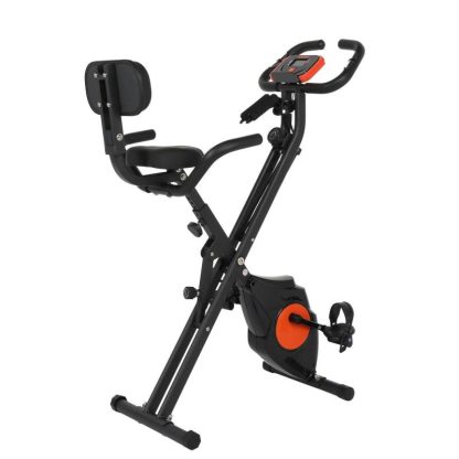 Cycling |  Folding Upright Bike, X Bike Exericse Equipment, Black Cycling Black