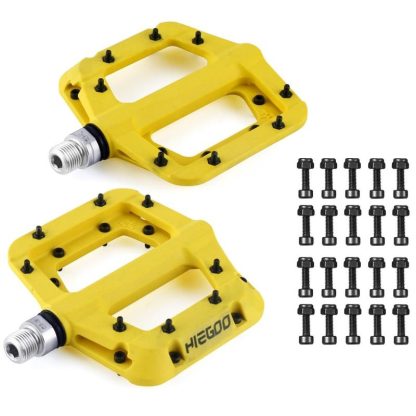 Cycling |  HIEGOO Bike Pedals, Standard 9/16″ Spindle, Extra 20 Spare Pins Cycling Cycling