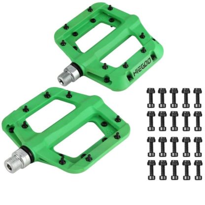 Cycling |  HIEGOO Bike Pedals, Standard 9/16″ Spindle, Extra 20 Spare Pins Cycling Cycling