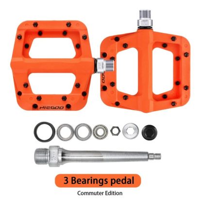 Cycling |  HIEGOO Bike Pedals, Standard 9/16″ Spindle, Extra 20 Spare Pins Cycling Cycling