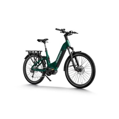 Cycling |  Himiway A7 Pro Electric Bike 4-bar Linkage Suspension 500W Mid-Drive Motor Torque Sensor 50 Miles 9 Speed – 50 x 108 Cycling Cycling