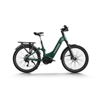 Cycling |  Himiway A7 Pro Electric Bike 4-bar Linkage Suspension 500W Mid-Drive Motor Torque Sensor 50 Miles 9 Speed – 50 x 108 Cycling Cycling