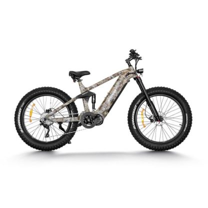 Cycling |  Himiway Cobra Pro 1000W E-Mountain Bike, 80-mile range, 26″x4.8″ fat tires, Four-Bar Linkage Suspension, Shimano 10-Speed Cycling Cycling