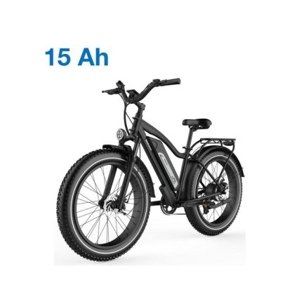 Cycling |  Himiway Cruiser 750W Electric Bicycle – 25mph (40km/h) Fat Tire All-Terrain Ebike for Adults, 60Mi/96km Battery Range, Black Cycling Cycling