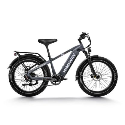 Cycling |  Himiway D5 Upgraded 750W Torque Sensor Electric Bike- 80Mi Long Range, 26″ x 4″ Fat Tires, 25 MPH, 7 speed – 50 x 84 Cycling Cycling