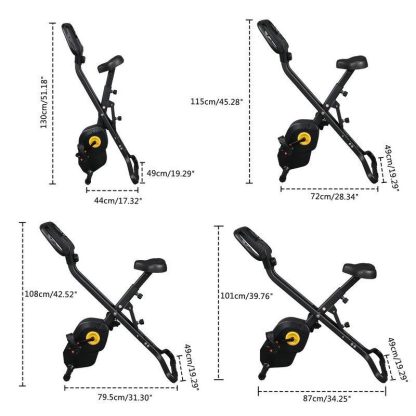 Cycling |  Home Folding Exercise Bike Black Cycling Cycling